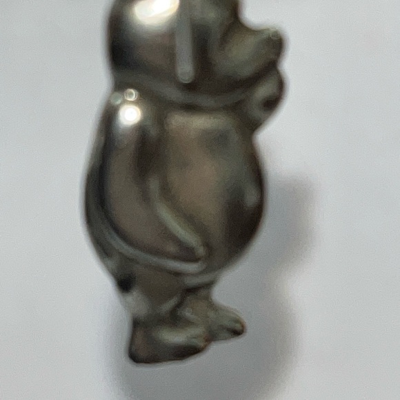 Disney Classic Winnie The Pooh Dangle Pewter Earrings vintage - Picture 6 of 9